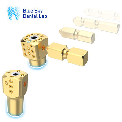 ซื้อ โครงการปลูกฟันฟ้าสีฟ้า Multi Unit Scan Body โครงการปลูกฟันสีฟ้าสําหรับ Edentulous online manufacture